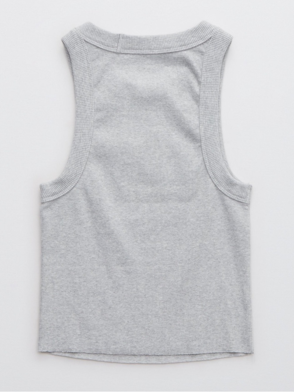 aerie Ribbed Tank Top in Heather Gray - Picture 4 of 10